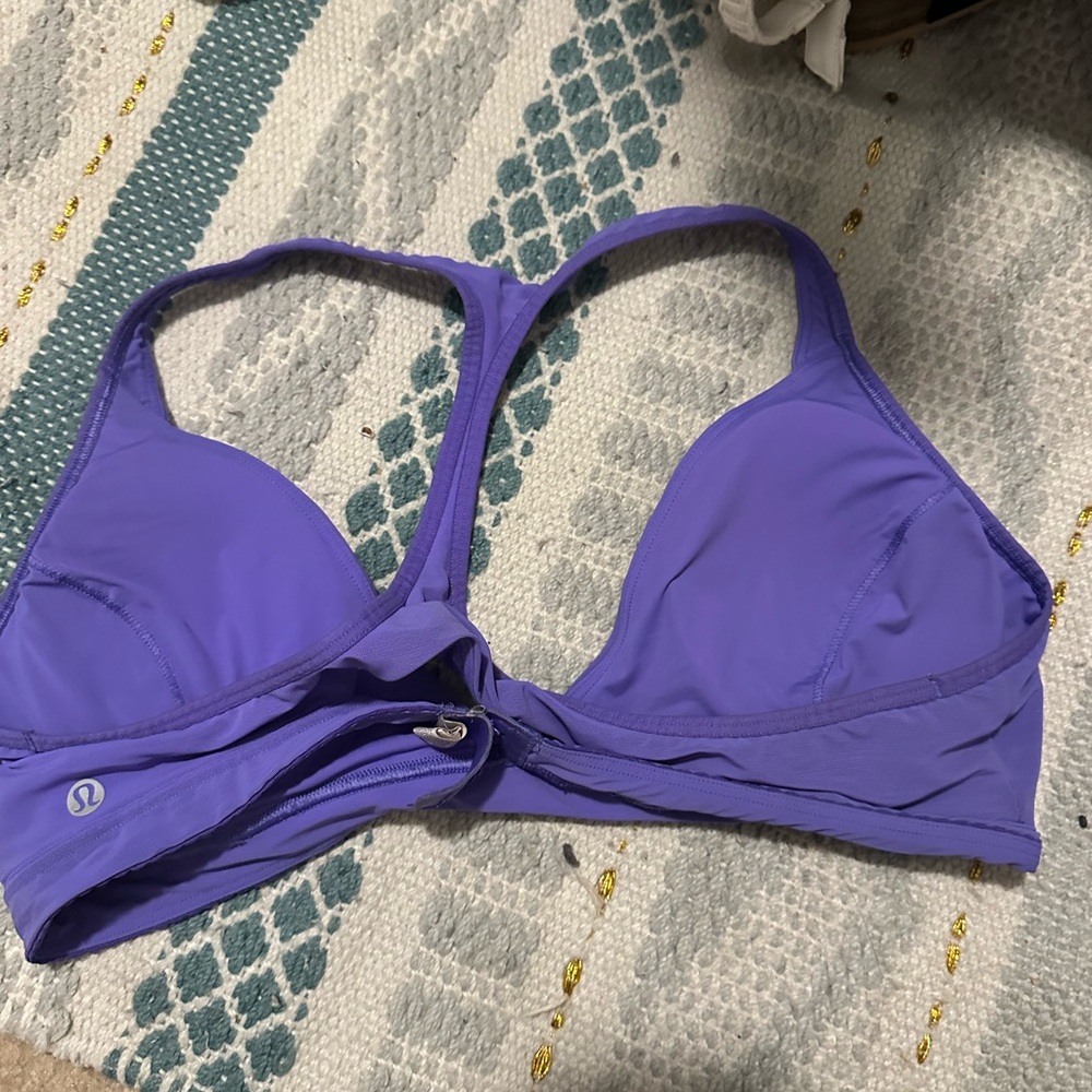 Lululemon Athletica Purple Sports Bra with Adjustable Straps